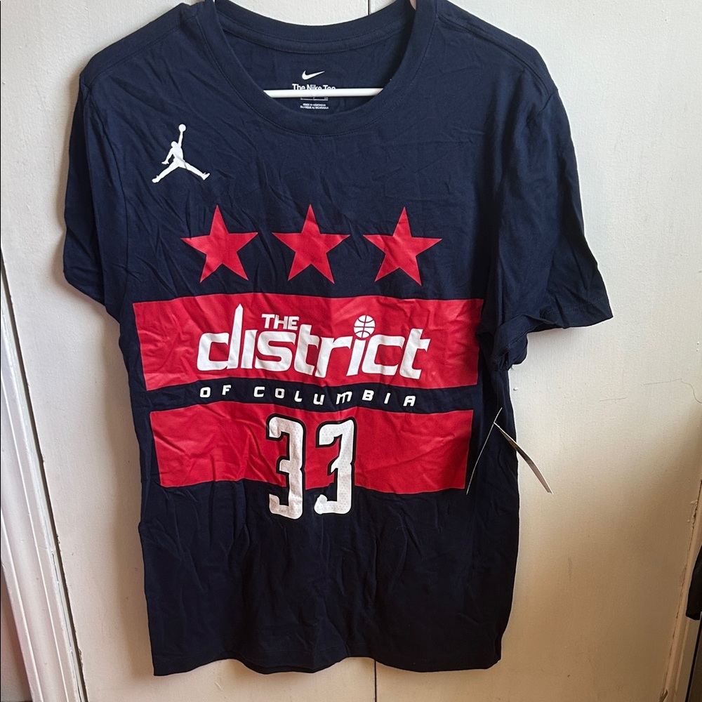 Nike Navy and Red District Jersey
